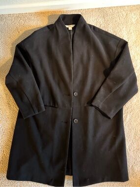 Classic Black Women’s Overcoat